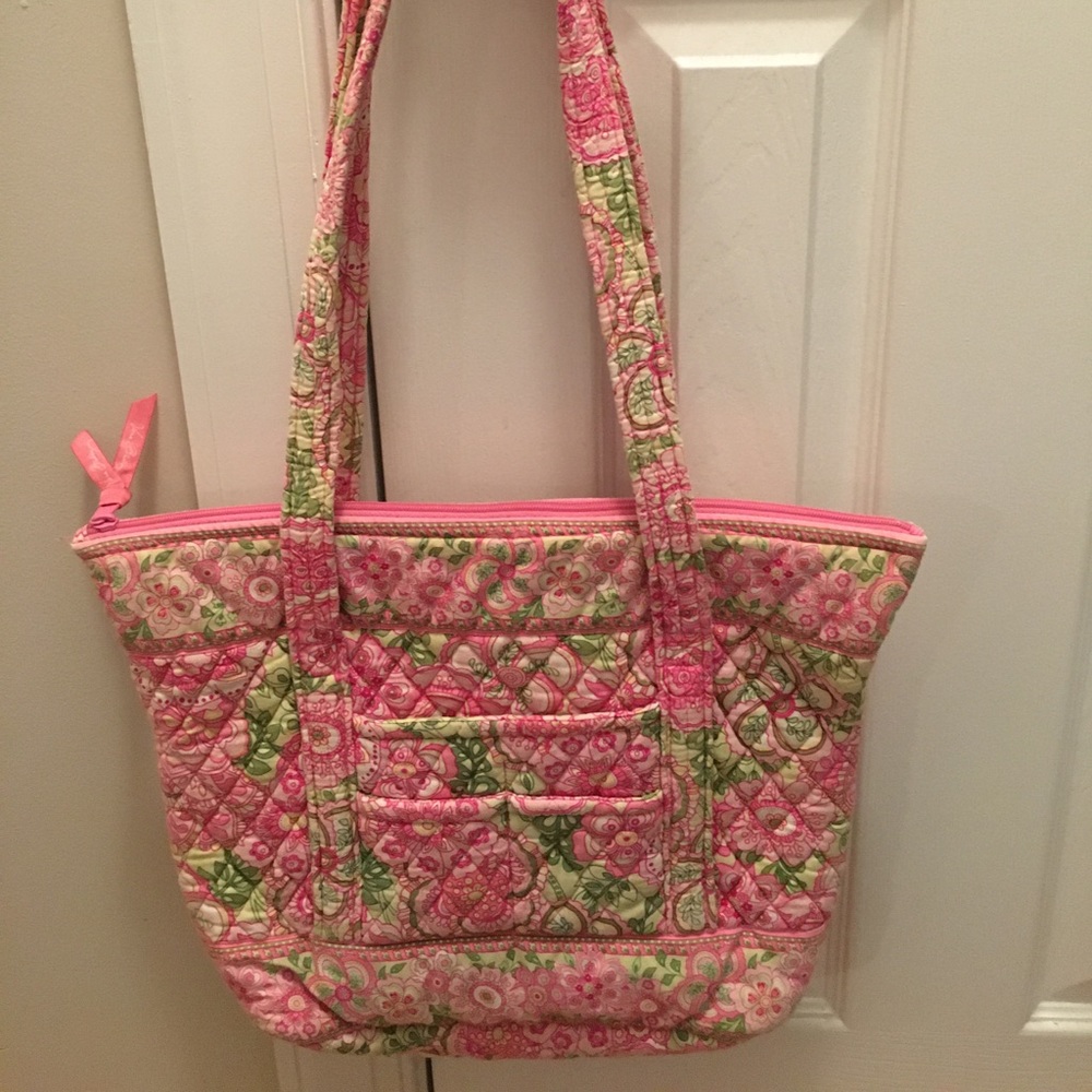 Vera Bradley Retired Iconic Vera Tote Springtime